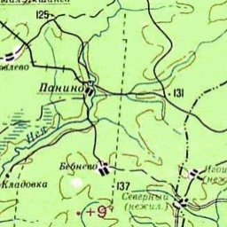 Панино на карте