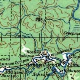 Гавриловская на карте