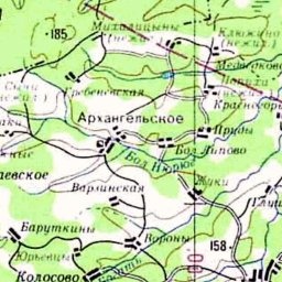 Пруды на карте