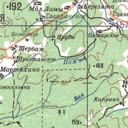 Воскресенское на карте