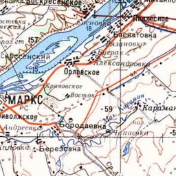 Воскресенское на карте