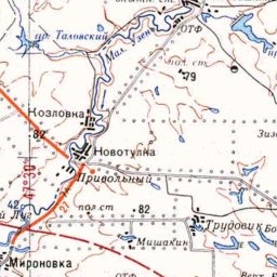 Орловка на карте