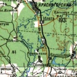 Коротково на карте