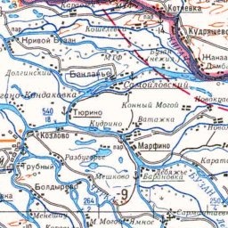 Кудрино на карте