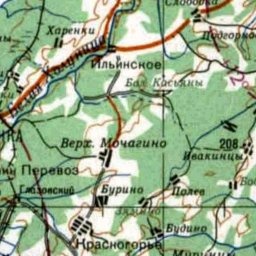 Понизовье на карте