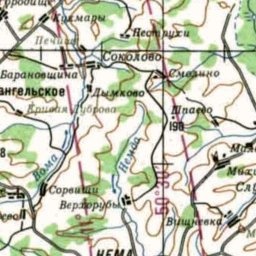 Гора на карте