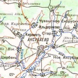 Васильевка на карте