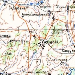 Васильевка на карте