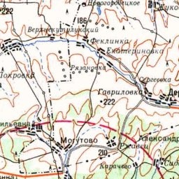 Васильевка на карте