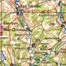 Левино на карте