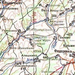 Орловка на карте