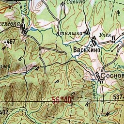 Коняево на карте