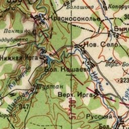 Верх-Бобровка на карте