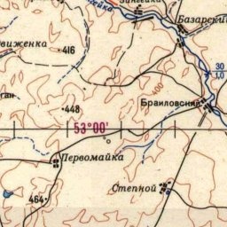 Первомайка на карте