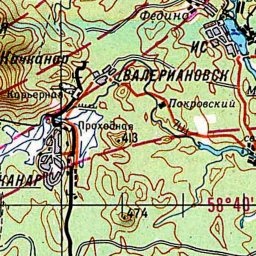 Белая на карте