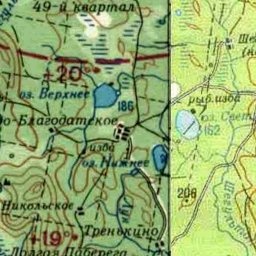 Белая на карте