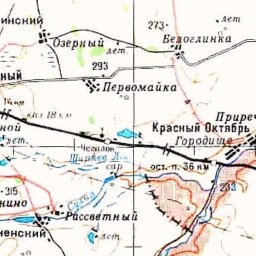 Первомайка на карте