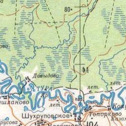 Топорково на карте