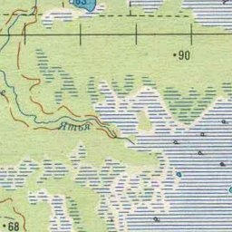Танганьюрская Сарча болото на карте