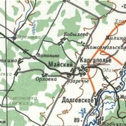 Орловка на карте