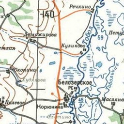 Охотино на карте