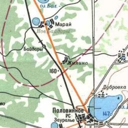 Васильевка на карте