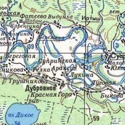 Фатеево на карте