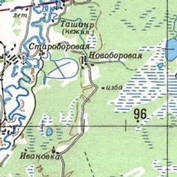 Бобры на карте
