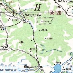 Ширяево на карте