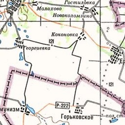 Малахово на карте