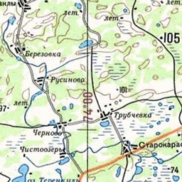 Черново на карте