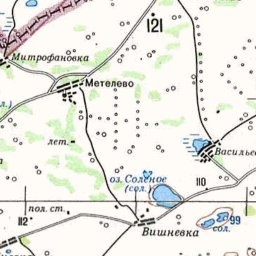 Васильевка на карте