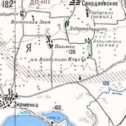 Знаменка на карте