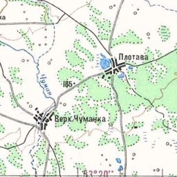 Плотава на карте