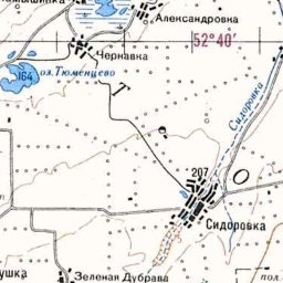 Сидоровка на карте