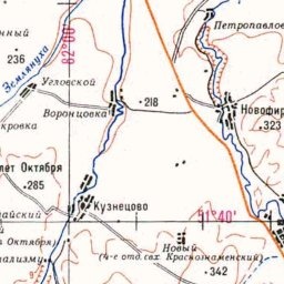 Краснознаменский на карте