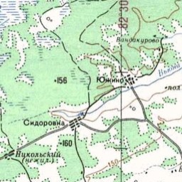 Сидоровка на карте