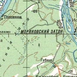 Губино на карте