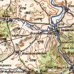 Знаменка на карте